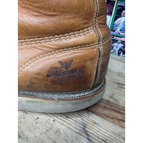 Thorogood American Heritage Men's 6" Leather Moc Toe Work Boots Brown Size 12 E - Picture 4 of 11